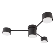 Żyrandol LED GX53 Guliver x4 85cm czarny-34144