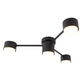Żyrandol LED GX53 Guliver x4 85cm czarny-34145