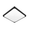 Plafon Luvo 2xE27 kwadrat czarny-34255