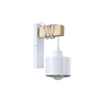 Kinkiet E27 LED Elza wiszący x1 biały + WD-34351