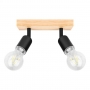 Kinkiet E27 LED Eos ruchomy x2 czarny + WD-34483