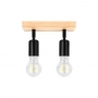 Kinkiet E27 LED Eos ruchomy x2 czarny + WD-34484