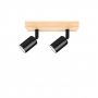 Kinkiet E27 LED Eos ruchomy x2 czarny + WD-34486