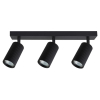Kinkiet GU10 LED Lucerno ruchomy x3 czarny-34730
