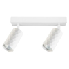Kinkiet GU10 LED Glamour ruchomy x2 biały-34777