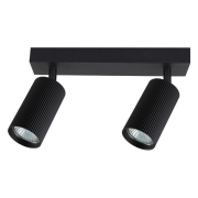 Kinkiet GU10 LED Lucerno ruchomy x2 czarny-34724