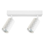 Kinkiet GU10 LED Glamour ruchomy x2 biały-34777