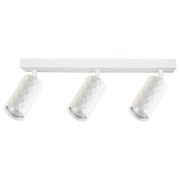 Kinkiet GU10 LED Glamour ruchomy x3 biały-34783