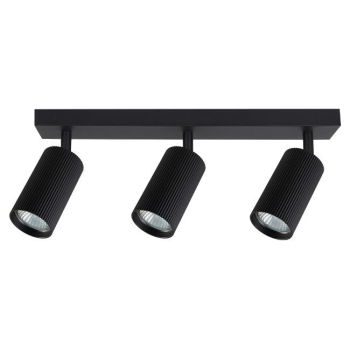Kinkiet GU10 LED Lucerno ruchomy x3 czarny-34730
