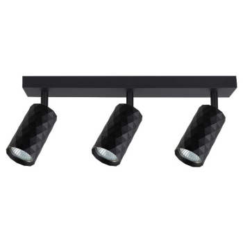 Kinkiet GU10 LED Glamour ruchomy x3 czarny-34781