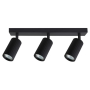 Kinkiet GU10 LED Lucerno ruchomy x3 czarny-34730