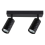 Kinkiet GU10 LED Glamour ruchomy x2 czarny-34775