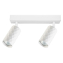 Kinkiet GU10 LED Glamour ruchomy x2 biały-34777