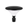 Lampa LED parkowa latarnia E27 Plexio czarna-34860