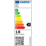 Lampa LED IP65  60cm 18W 4000K-34807