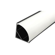 Profil Led Masterled kątowy 2m czarny mleczny-34973