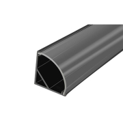 Profil Led Masterled kątowy 2m czarny transparent-34977