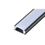 Profil Led Masterled nawierzchniowy 1m czarny mlec-34989