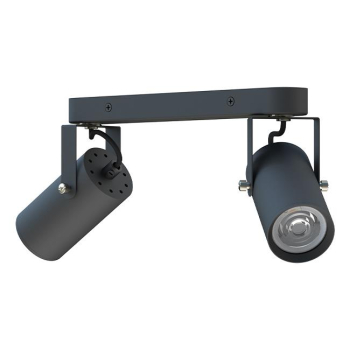 Kinkiet GU10 LED Simon ruchomy x2 czarny-34917