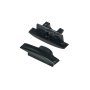 Profil Led Masterled wpuszczany 2m czarny mleczny-35022