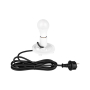 Lampa ogrodowa LED kula E27 35cm biała-35224