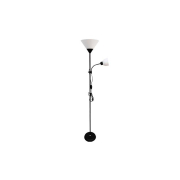 Lampa podłogowa Duos E27  E14 176cm czarna-35335