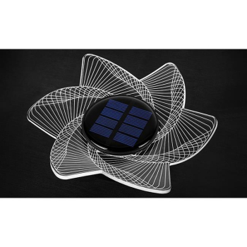Lampa solarna LED wbijana ogrodowa kwiat-35332