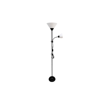 Lampa podłogowa Duos E27  E14 176cm czarna-35335