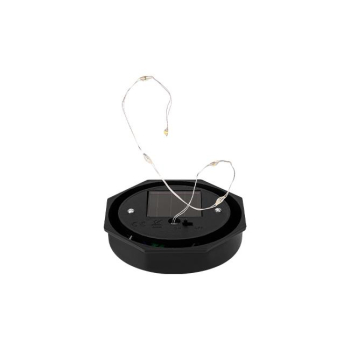 Lampa LED solarna wbijana kula 10cm gwiazdki-35347