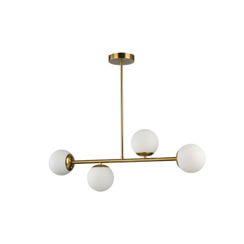 Żyrandol LED E27 Bali-12 75cm x4 złoty-35375