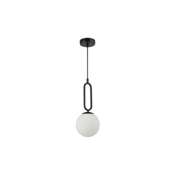 Oprawa wisząca E27 Bali-15 15cm dekor x1 czarna-35380