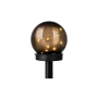 Lampa LED solarna wbijana kula 10cm gwiazdki-35344