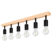 Kinkiet E27 LED Eos ruchomy x6 czarny + WD-35421