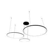 Żyrandol LED Hodo 40/60/80cm 116W czarny-35474
