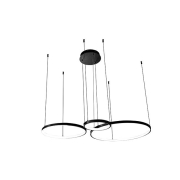 Żyrandol LED Hodo 20/40/60cm 77W czarny-35475