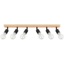 Kinkiet E27 LED Eos ruchomy x6 czarny + WD-35422
