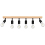 Kinkiet E27 LED Eos ruchomy x6 czarny + WD-35423