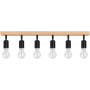 Kinkiet E27 LED Eos ruchomy x6 czarny + WD-35425