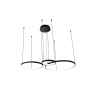Żyrandol LED Hodo 20/40/60cm 77W czarny-35475