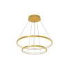 Żyrandol LED Lynx 40/60cm 64W złoty-35540