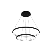 Żyrandol LED Lynx 40/60cm 64W czarny-35539