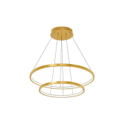 Żyrandol LED Lynx 40/60cm 64W złoty-35540