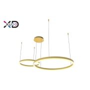 Żyrandol LED Mundo 40/60cm 36W złoty 3CCT pilot-35542