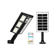 Lampa LED solarna slim 210 LED czujnik PIR pilot-35562
