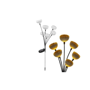 Lampa LED solarna wbijana kwiatki x6 LED 84cm-35515