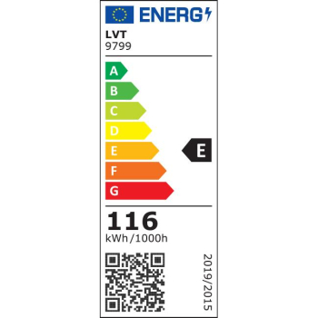 Żyrandol LED Hodo 40/60/80cm 116W czarny-35534