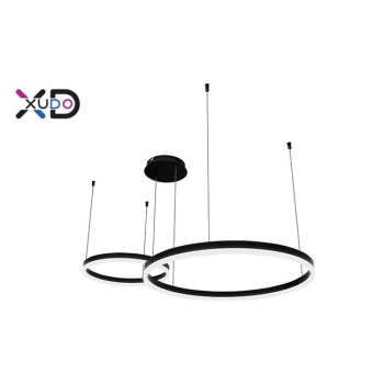 Żyrandol LED Mundo 40/60cm 36W czarny 3CCT pilot-35541