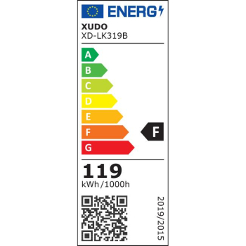 Żyrandol LED Mundo 40/60/80/100cm 119W czarny 3CCT-35551