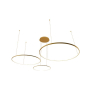 Żyrandol LED Hodo 40/60/80cm 116W złoty-35535
