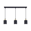 Oprawa wisząca E27 Elen x3 50cm czarna+złota-35618